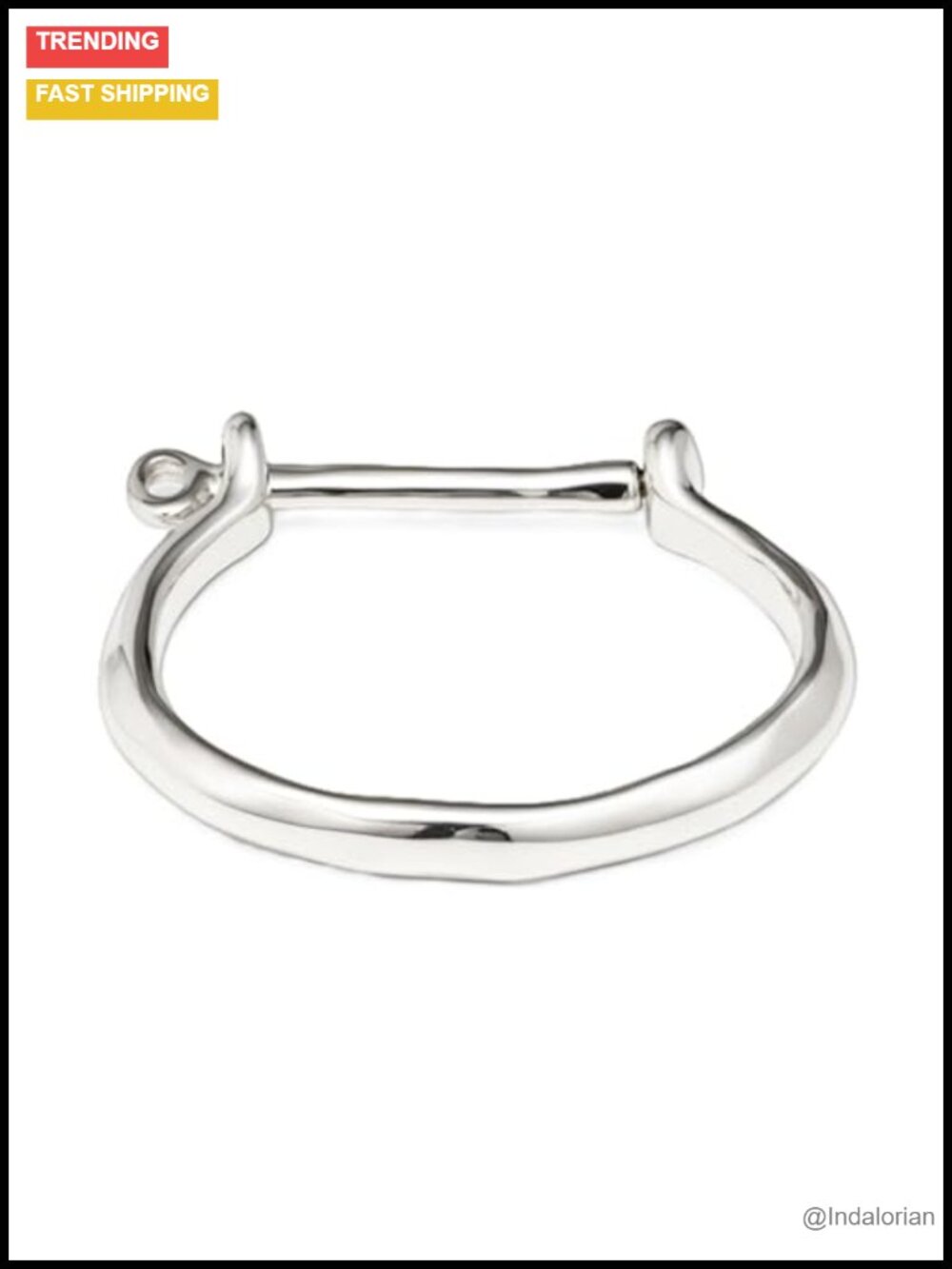 Sterling Silver-Plated Cuff Bracelet Handcrafted in Spain Hypoallergenic